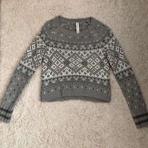 Aeropostale Gray Crewneck Sweater Size S